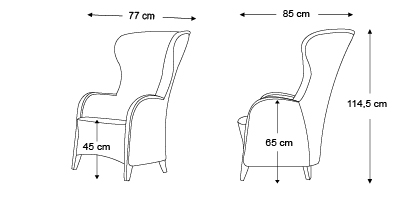 fauteuil-bergère-euforia-dimensions